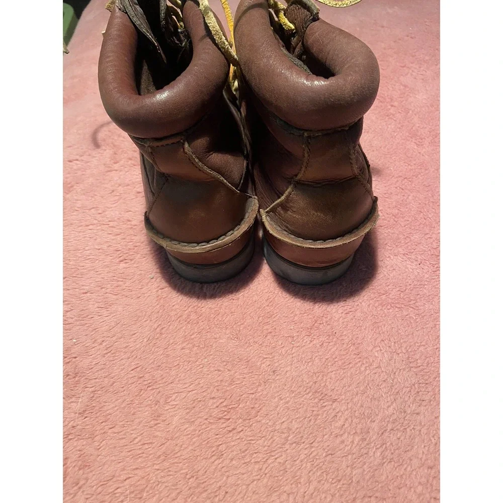 Timberland Women's 790193 Waterproof Brown Leather Boots  Size 8.5 Lace‎ up